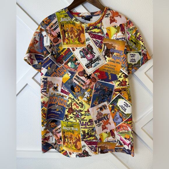 Zara Disney Original Movie Poster Graphic T Shirt Oversized Size Small - Picture 1 of 7